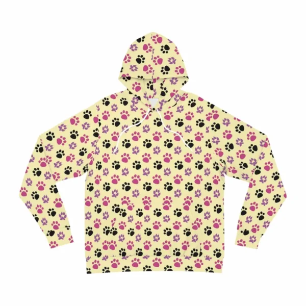 Pawfect Yellow Dog Pattern Hoodie – Cozy Unisex All Over Print