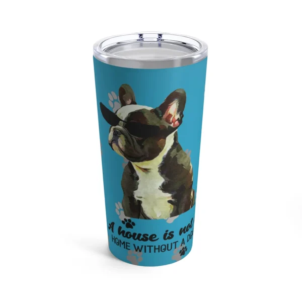 French Bulldog Tumbler Frenchie - Blue