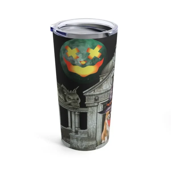 Witchy Corgi Tumbler – Left