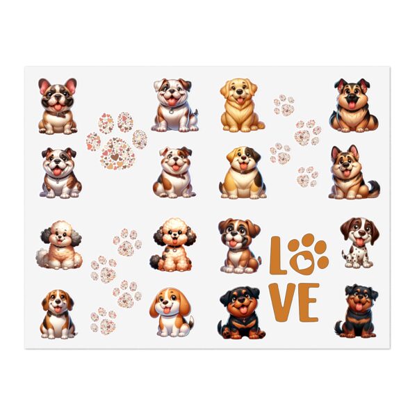 Dog Sticker Sheets - Cute Dogs Stickers Pack - Image 9