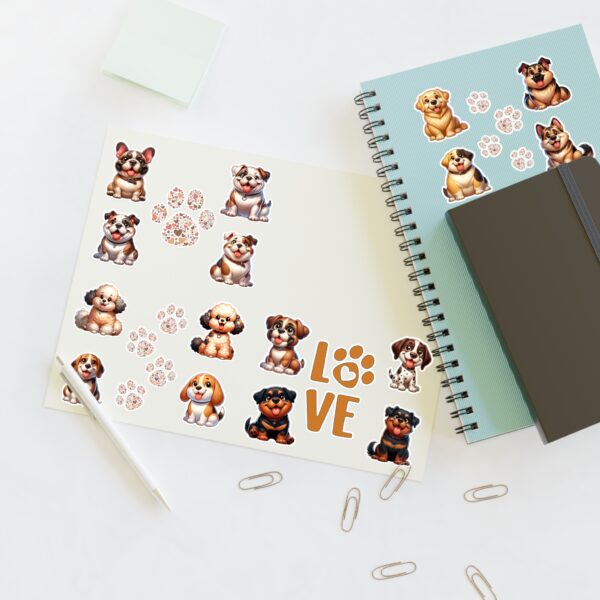 Dog Sticker Sheets - Cute Dogs Stickers Pack - Image 12