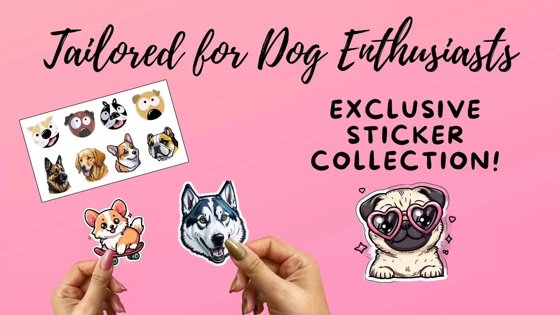 Tailored for Dog Enthusiasts - Exclusive Sticker Collection!